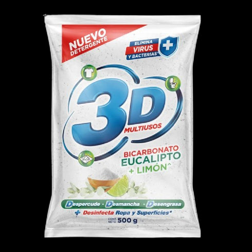 DETERG 3D 500G EUCALIPTO/LIMON